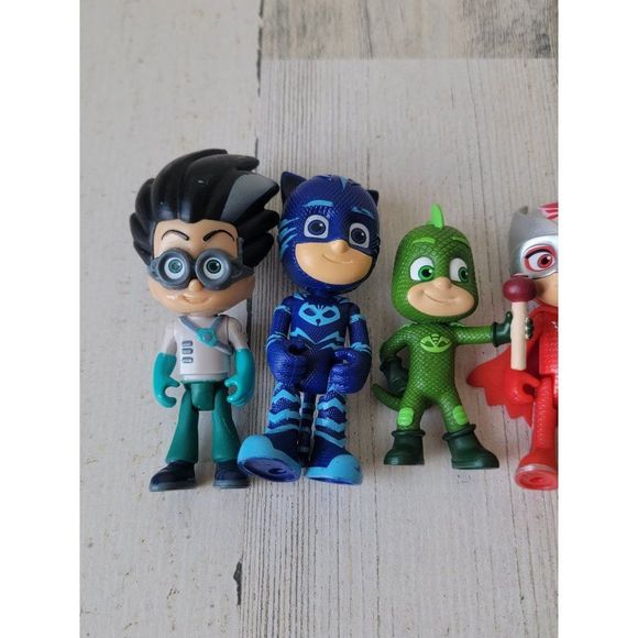PJ masks Gekko owlette catboy Romeo night ninja playset toy figure - Picture 2 of 16
